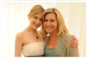 The performance from Laura Brent, pictured here with Olivia Newton John, is the best thing about the film.