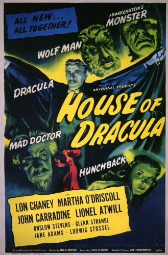 house of dracula poster