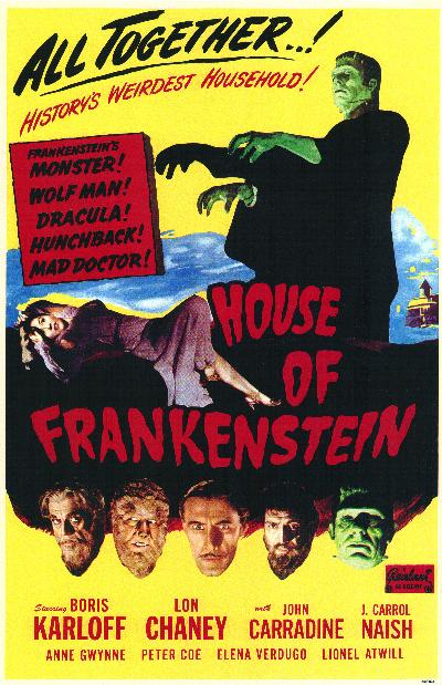 house of frankenstein poster
